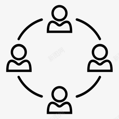 组织结构业务层次连接组图标图标