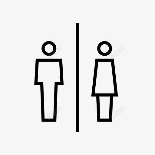 卫生间浴室厕所图标svg_新图网 https://ixintu.com 卫生间 厕所 抽水马桶 旅行 标牌 浴室