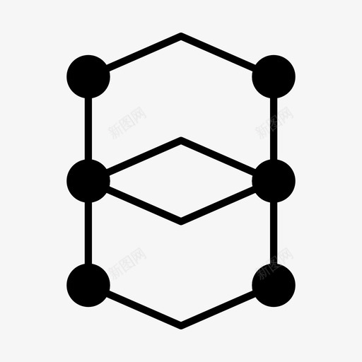 抽象圆形几何图标svg_新图网 https://ixintu.com 几何 圆形 多边形 实体 形状 抽象