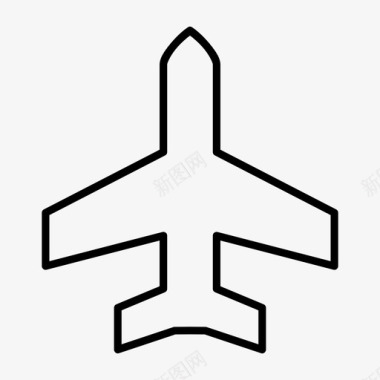 飞机机场航班图标图标