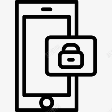 锁手机功能iphone图标图标