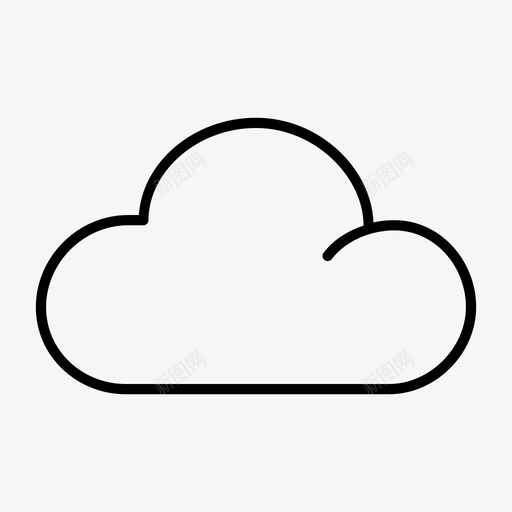 云空气计算机图标svg_新图网 https://ixintu.com 云 天气 天空 空气 计算机