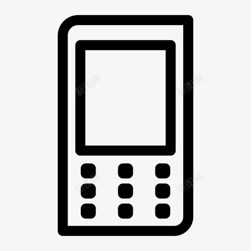 特色电话手机蜂窝电话图标svg_新图网 https://ixintu.com 手机 特色电话 移动电话 蜂窝电话