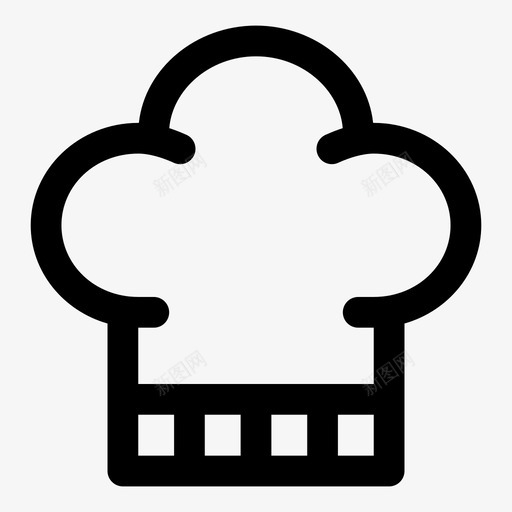 厨师帽烹饪厨房图标svg_新图网 https://ixintu.com 厨师帽 厨房 烹饪 餐厅