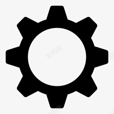 齿轮机械维修工具图标图标