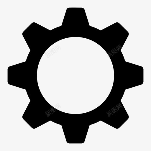齿轮机械维修工具图标svg_新图网 https://ixintu.com 机械 维修工具 齿轮
