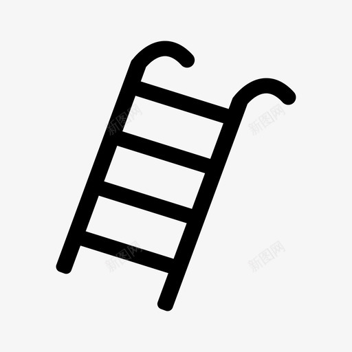 梯子下来台阶图标svg_新图网 https://ixintu.com 上去 下来 台阶 梯子