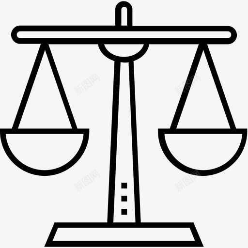 正义尺度平衡尺度法院图标svg_新图网 https://ixintu.com 600个金融平面线图标 平衡尺度 正义尺度 法律 法院