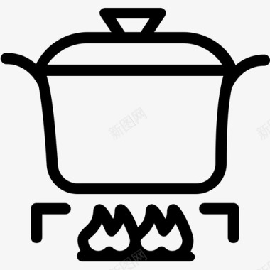 烹饪烧嘴饭图标图标