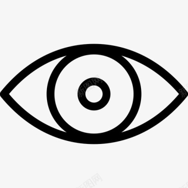 眼睛身体部位人眼图标图标