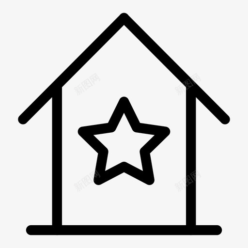 房价星级房地产图标svg_新图网 https://ixintu.com 房价 房地产 星级