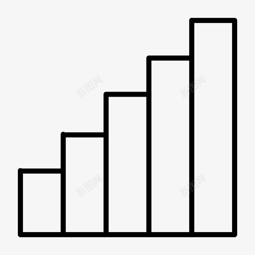 信号移动信号信号条图标svg_新图网 https://ixintu.com 信号 信号强度 信号条 信号电平 移动信号