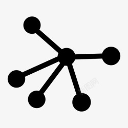 分子结合脱离分子化学结合图标高清图片