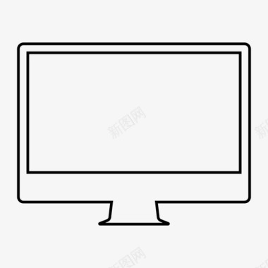 屏幕电脑屏幕平板电视图标图标