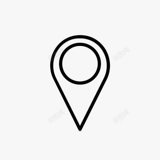 地图标识位置地图路线svg_新图网 https://ixintu.com 位置 地图标识 地图路线 导航 标记
