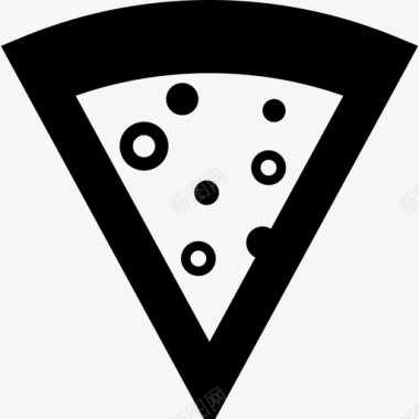 披萨片食物然后是食物图标图标