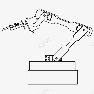机械臂未来工业图标图标