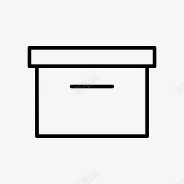 包装档案盒子图标图标