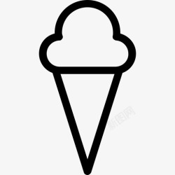 爱情雪糕冰淇淋筒杯筒冰锥图标高清图片