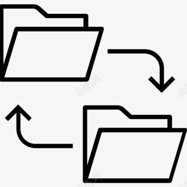 文件共享文件文件夹图标图标