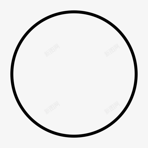 圆几何简单圆图标svg_新图网 https://ixintu.com 几何 圆 简单圆