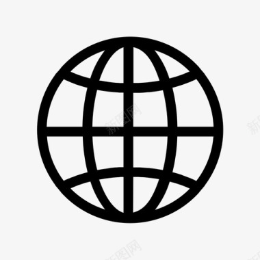 互联网全球世界图标图标