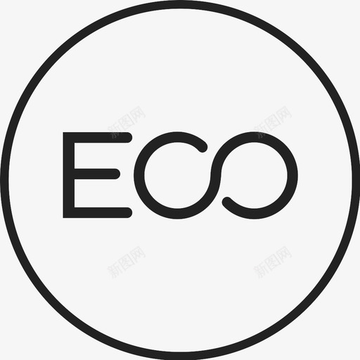 ECO自动模式svg_新图网 https://ixintu.com ECO自动模式