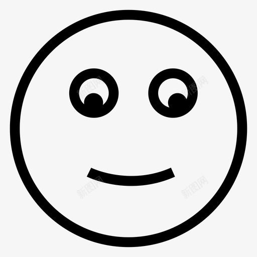 情感表情符号本质图标svg_新图网 https://ixintu.com 微笑 情感 情绪线图标 感觉 本质 脸 表情符号