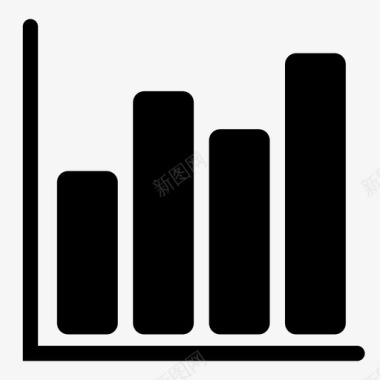 条形图web应用程序图标图标