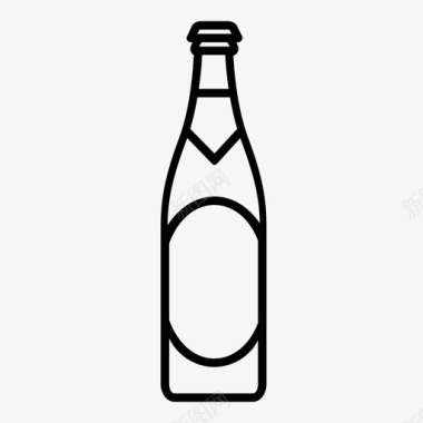 啤酒酒精啤酒瓶图标图标