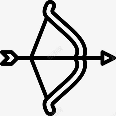 弓游戏运动图标图标