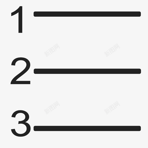 有序列表svg_新图网 https://ixintu.com 有序列表