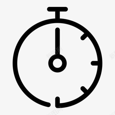 秒表计时器基本间隙公平图标图标