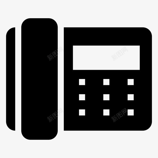 通讯手机旧电话图标svg_新图网 https://ixintu.com 手机 旧电话 智能手机 电话 通讯 酒店和餐厅标志符号