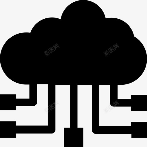 云层次结构云网络云共享图标svg_新图网 https://ixintu.com 云共享 云层次结构 云网络 技术 网络 网络和通信实体图标