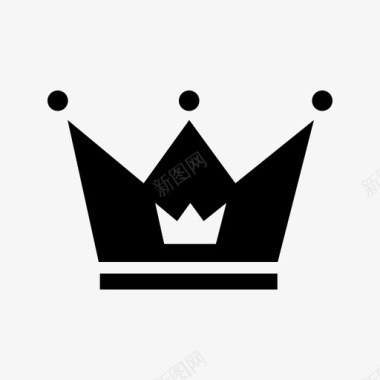 王冠国王王国图标图标