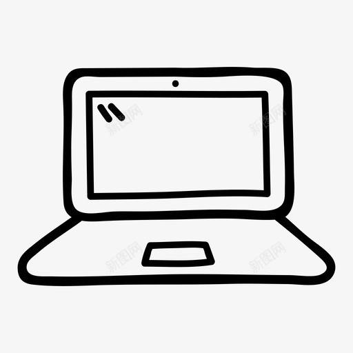 笔记本电脑电脑图标svg_新图网 https://ixintu.com 电脑 笔记本电脑