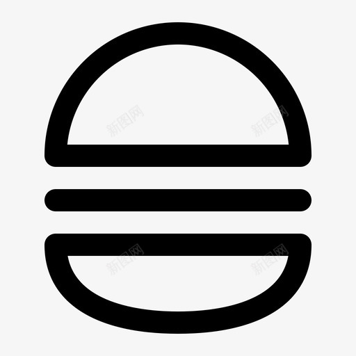 汉堡快餐汉堡包图标svg_新图网 https://ixintu.com 午餐 快餐 汉堡 汉堡包 美味易餐套餐101