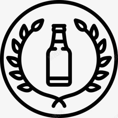 饮料奖酒啤酒图标图标