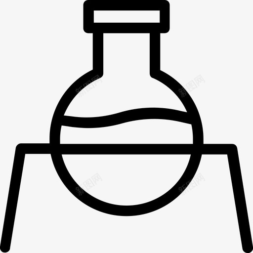实验室实验烧瓶实验室研究图标svg_新图网 https://ixintu.com 实验室实验 实验室研究 样品管 烧瓶 科学技术线图标 试管