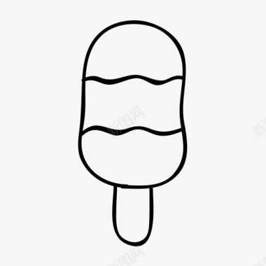 冰淇淋冰激凌食物图标图标