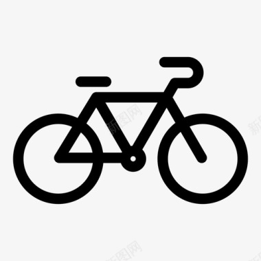 自行车山地车运动图标图标