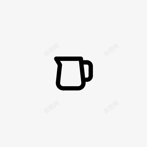 奶精咖啡浓缩咖啡图标svg_新图网 https://ixintu.com 厨房厨房 咖啡 奶精 水壶 浓缩咖啡 牛奶
