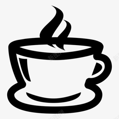 咖啡热巧克力热饮料图标图标