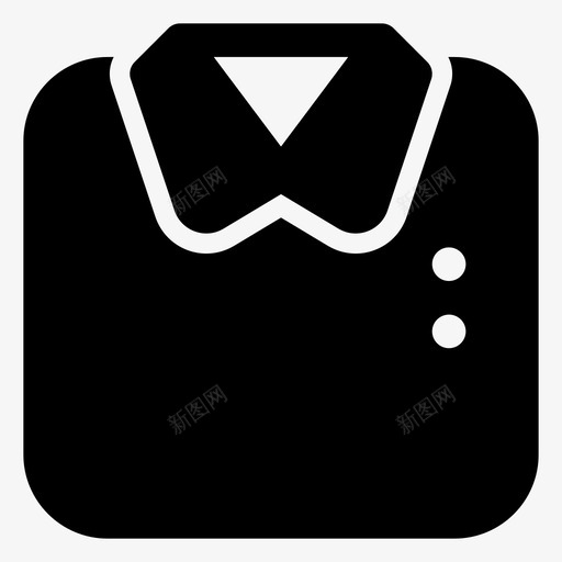 衬衫布料服装图标svg_新图网 https://ixintu.com t恤 布料 服装 电子商务网上购物 衬衫