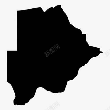 博茨瓦纳非洲国家图标图标
