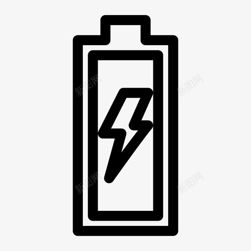 电池电池充电电池指示器图标svg_新图网 https://ixintu.com 充电 电池 电池充电 电池指示器 电池电量 电池电量低