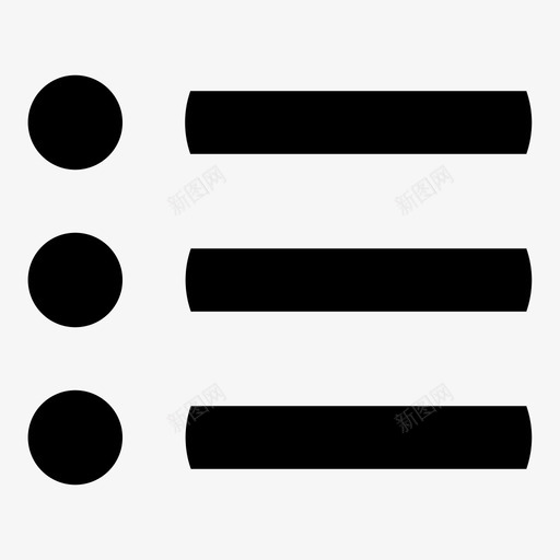 项目符号列表项目符号清单图标svg_新图网 https://ixintu.com ui基础知识smighty 列表视图 清单 项目符号 项目符号列表