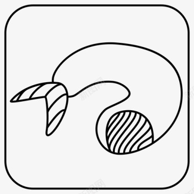 炸虾亚洲食品日本图标图标