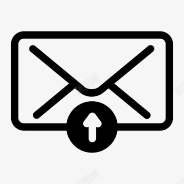 电子邮件上传电脑邮件电子邮件图标图标